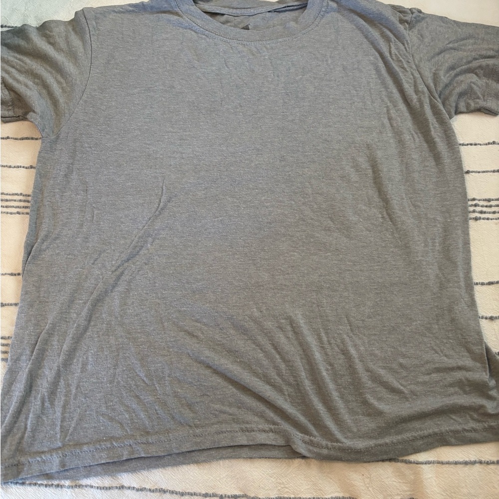 Hanes Women’s Heather Gray Short Sleeve Crew Tee